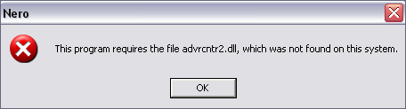 Fix Advrcntr.dll Error
