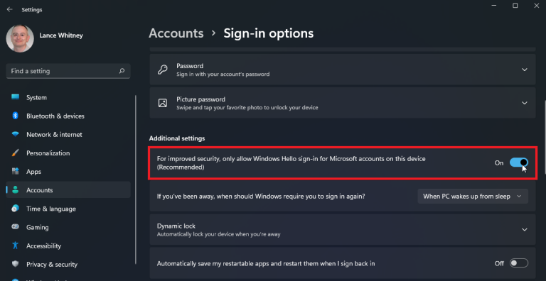 Configure Windows Hello