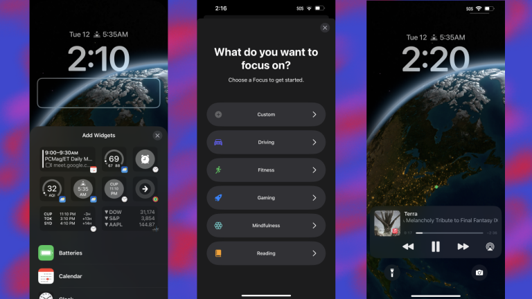Changing and customizing the Lock Screen